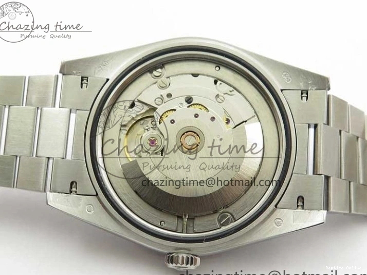 0417 SoftTouch Day-Date 40mm 228239 BP New Dial Version 904 SS Ice Blue T Crystal Markers Dial on SS President Bracelet A 2822